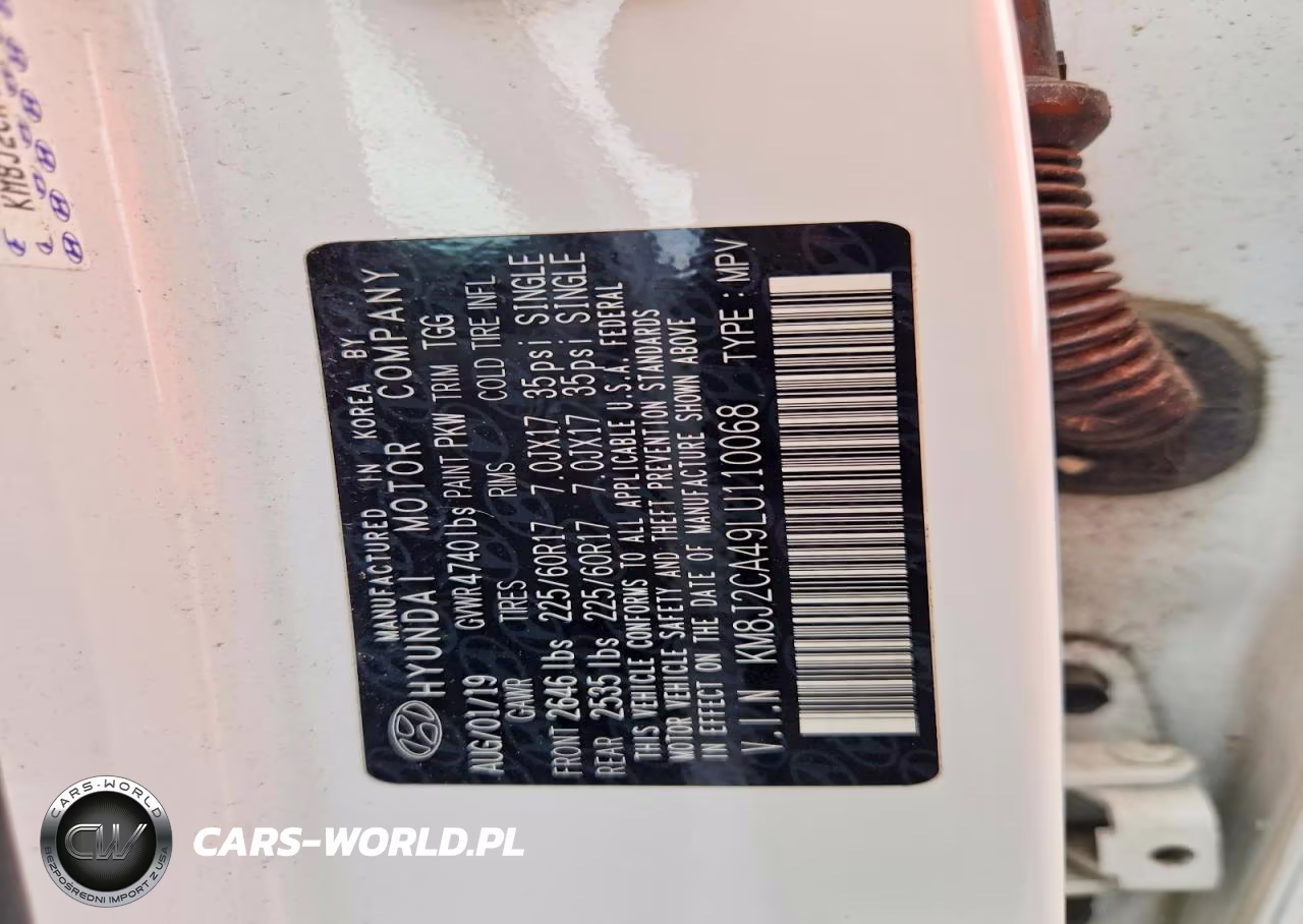 2020 Hyundai Tucson Se VIN:KM8J2CA49LU110068 - 13