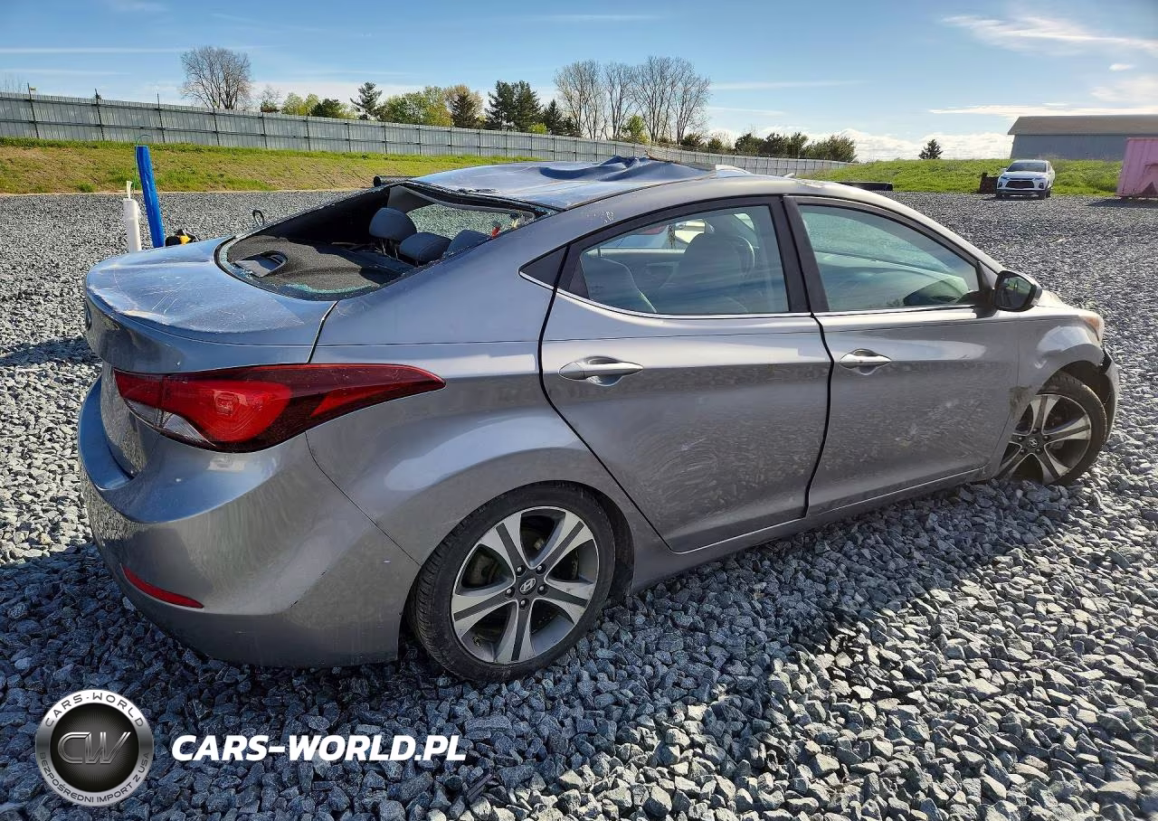 2015 Hyundai Elantra Sport VIN:KMHDH4AH5FU304346 - 3