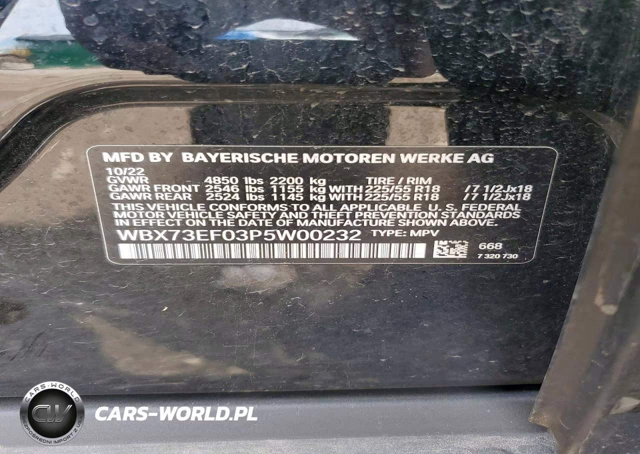 2023 BMW X1 xDrive28I VIN:WBX73EF03P5W00232 - 13