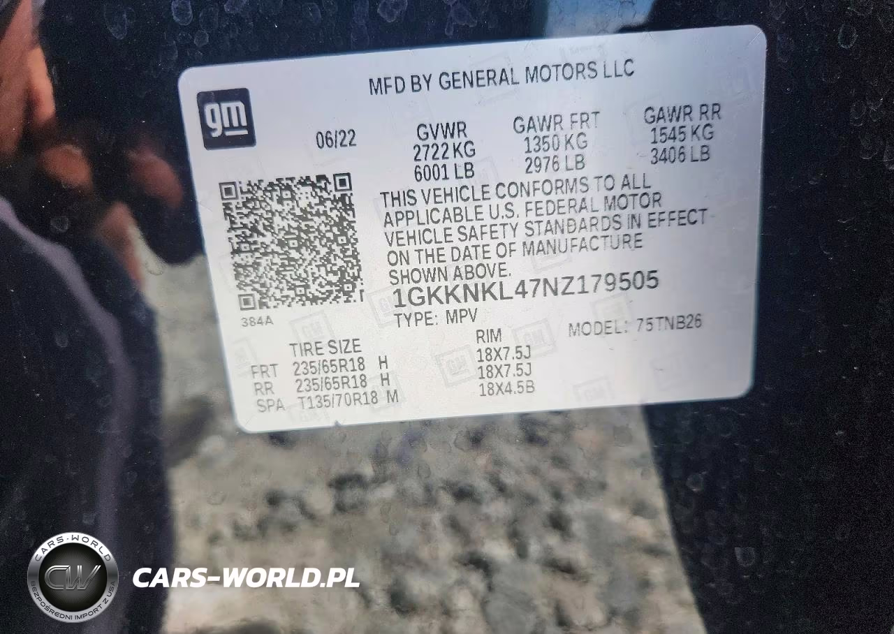2022 GMC Acadia Sle VIN:1GKKNKL47NZ179505 - 13