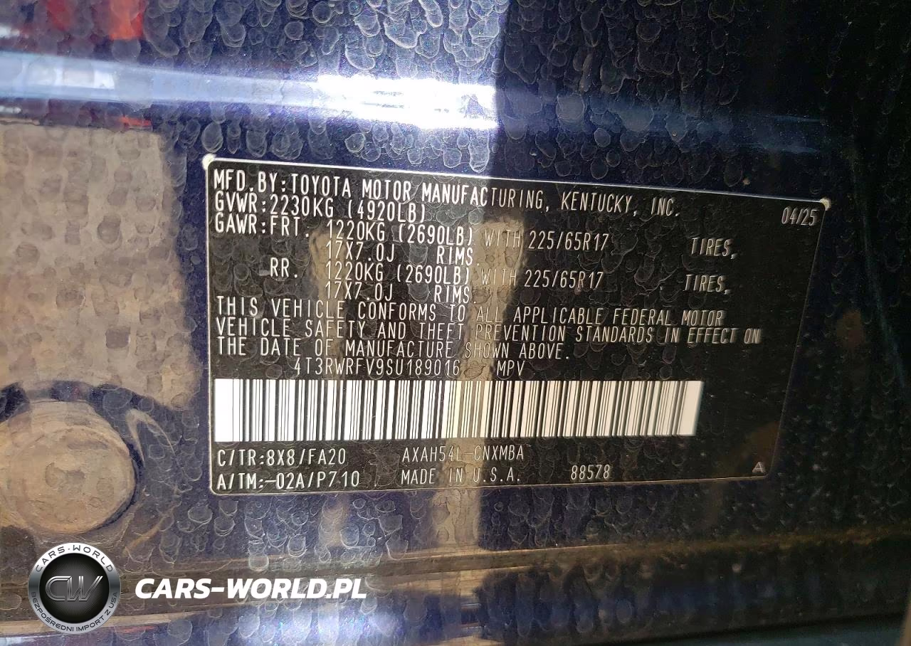 2025 Toyota Rav4 Hybrid Xle VIN:4T3RWRFV9SU189016 - 13