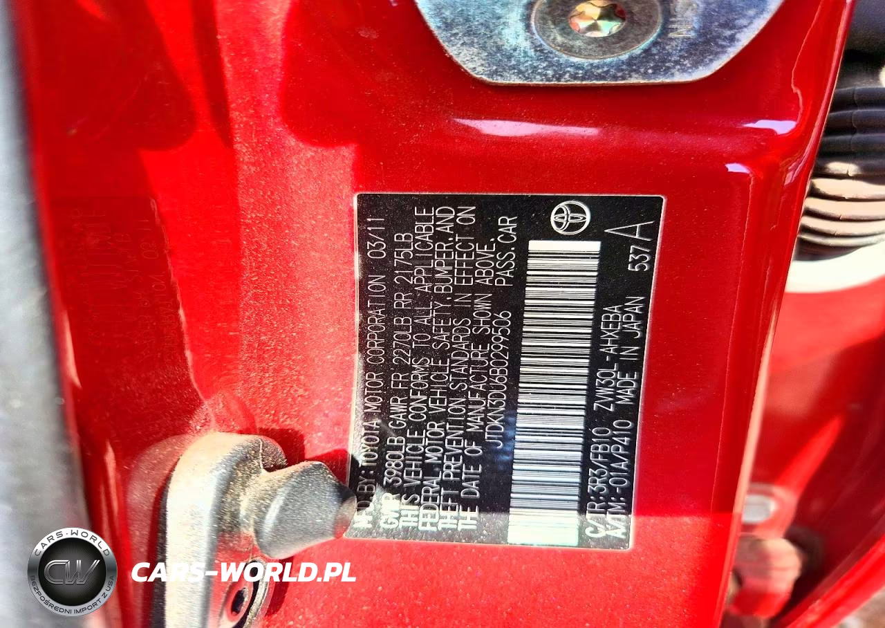 2011 Toyota Prius Two VIN:JTDKN3DU6B0299506 - 12