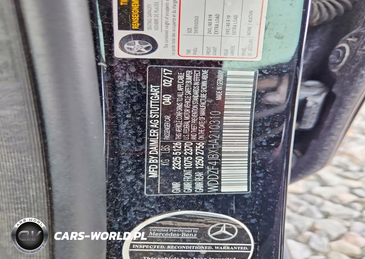 2017 Mercedes-Benz E 300 VIN:WDDZF4JBXHA210310 - 12