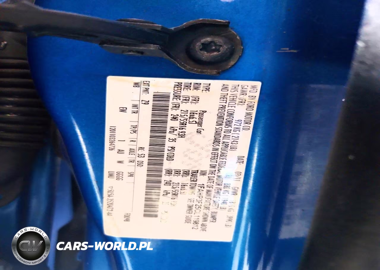 2012 Ford Focus Se VIN:1FAHP3F25CL119812 - 12