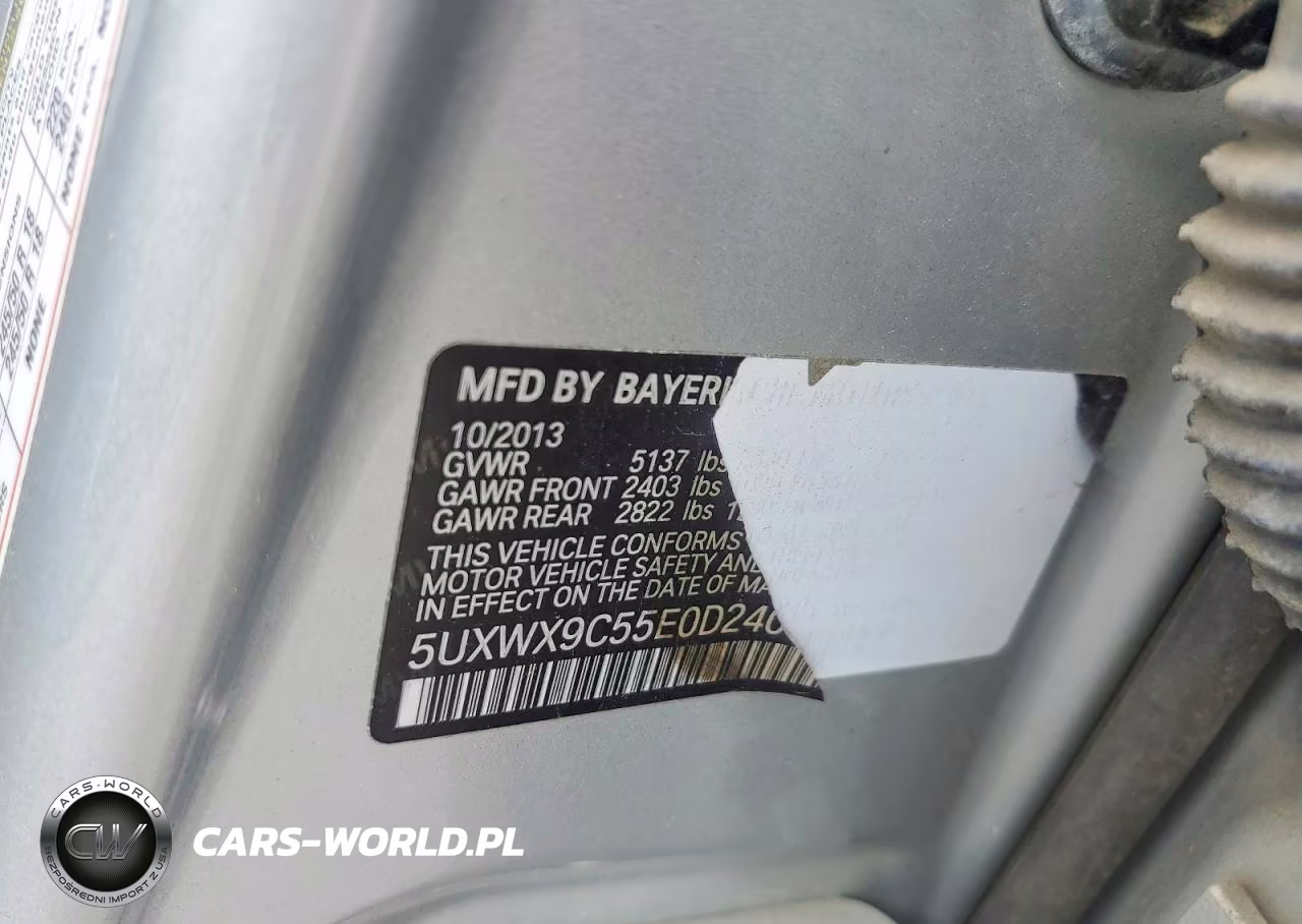 2014 BMW X3 xDrive28I VIN:5UXWX9C55E0D24085 - 12