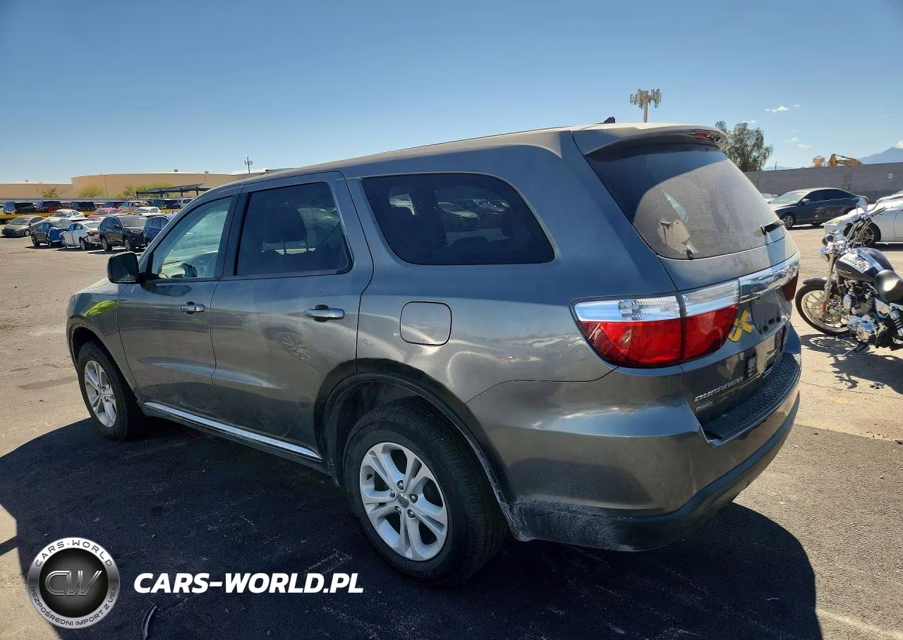2012 Dodge Durango Sxt VIN:1C4RDJAG8CC261246 - 2