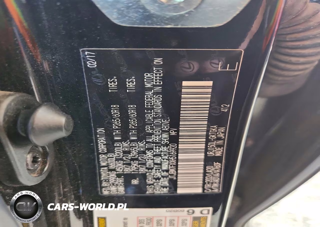 2017 Lexus Gx 460 VIN:JTJBM7FXXH5169920 - 13