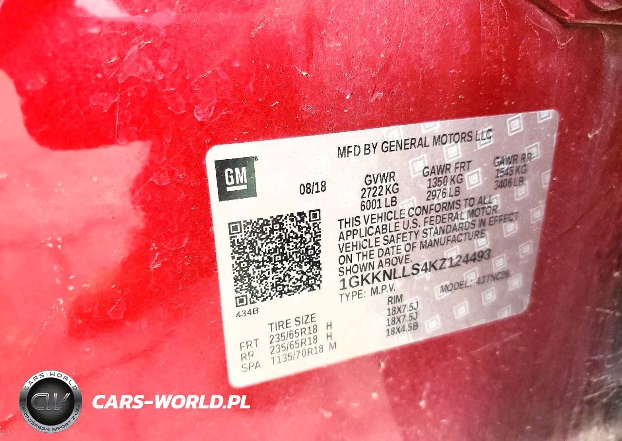 2019 GMC Acadia Sle VIN:1GKKNLLS4KZ124493 - 13