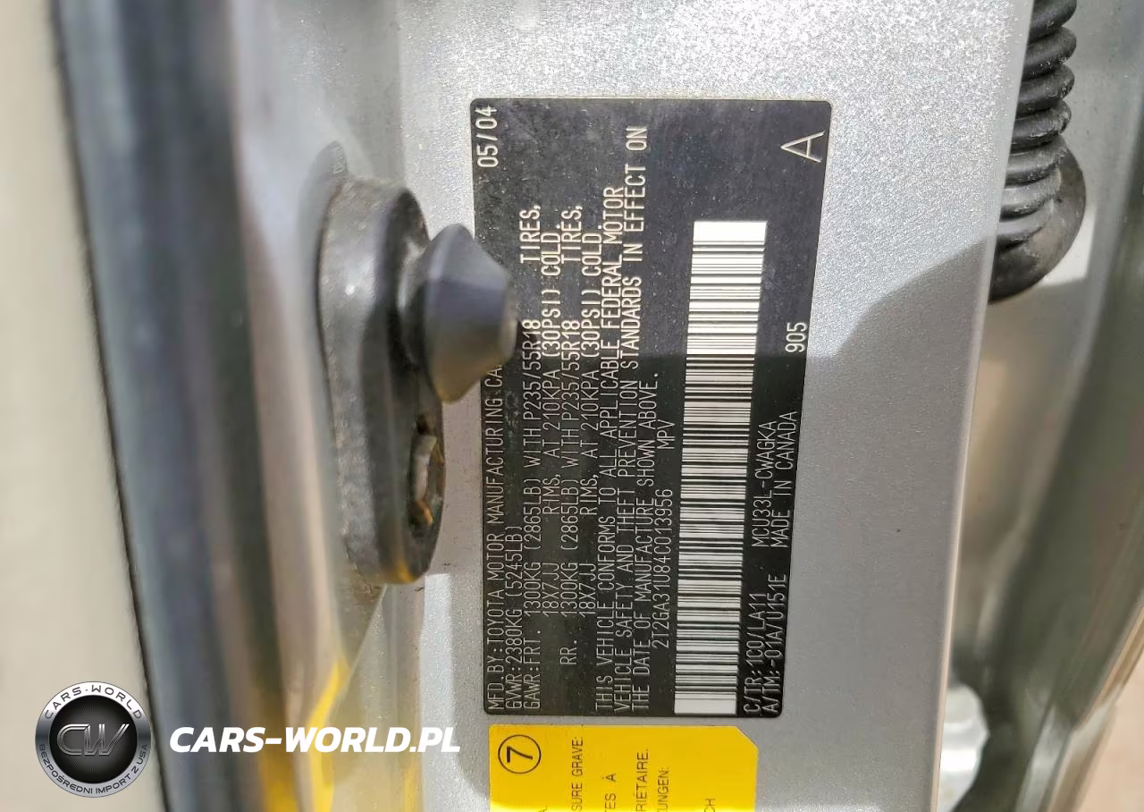 2004 Lexus Rx 330 VIN:2T2GA31U84C013956 - 13