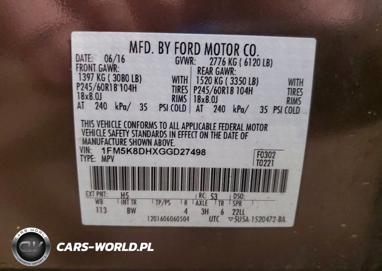 2016 Ford Explorer Xlt VIN:1FM5K8DHXGGD27498 - 13
