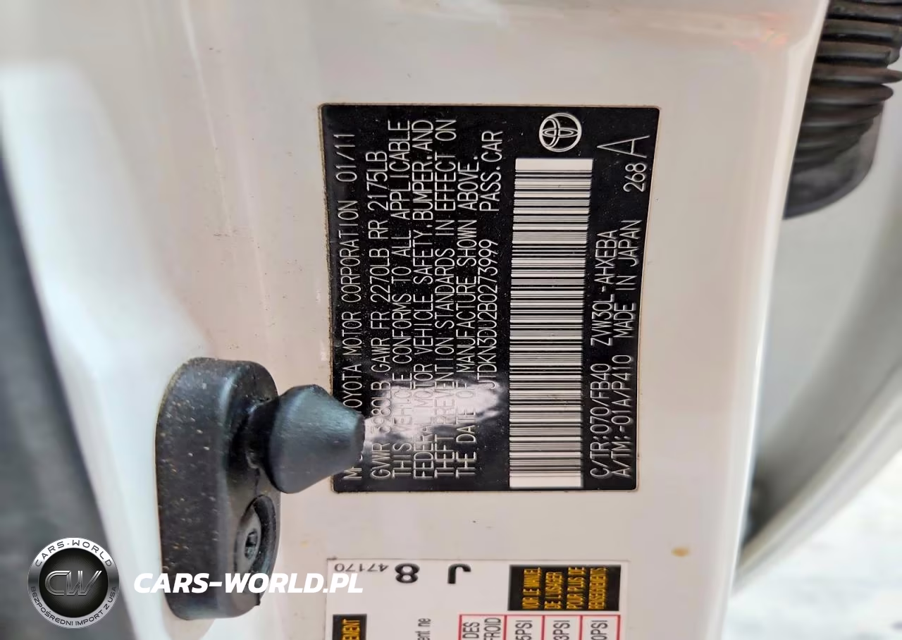 2011 Toyota Prius Two VIN:JTDKN3DU2B0273999 - 13