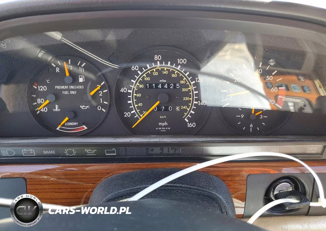 1991 Mercedes-Benz 420 Sel VIN:WDBCA35E5MA606716 - 9
