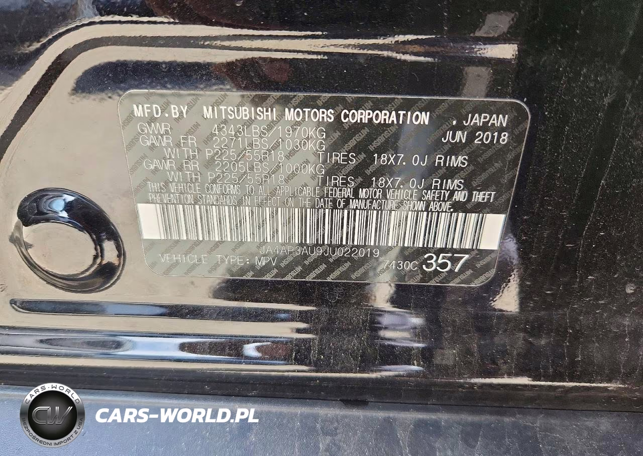 2018 Mitsubishi Outlander Sport Es VIN:JA4AP3AU9JU022019 - 14