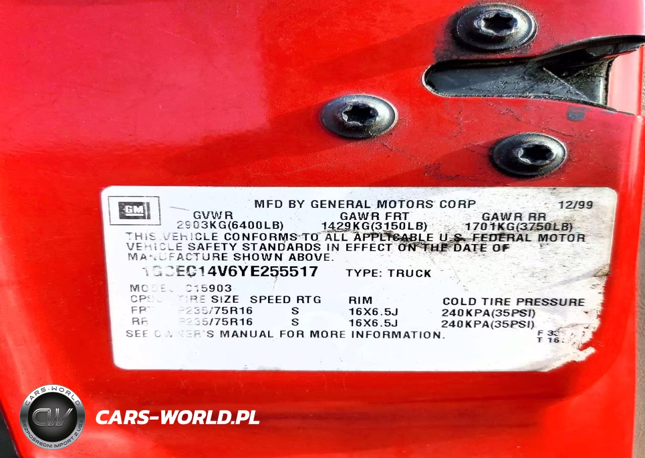 2000 Chevrolet Silverado C1500 VIN:1GCEC14V6YE255517 - 12