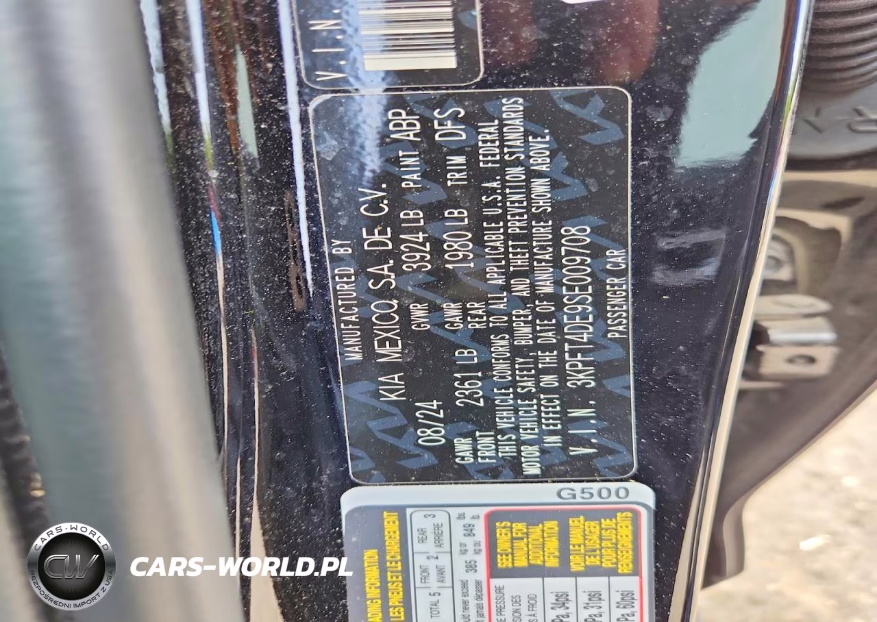 2025 Kia K4 Lxs VIN:3KPFT4DE9SE009708 - 12
