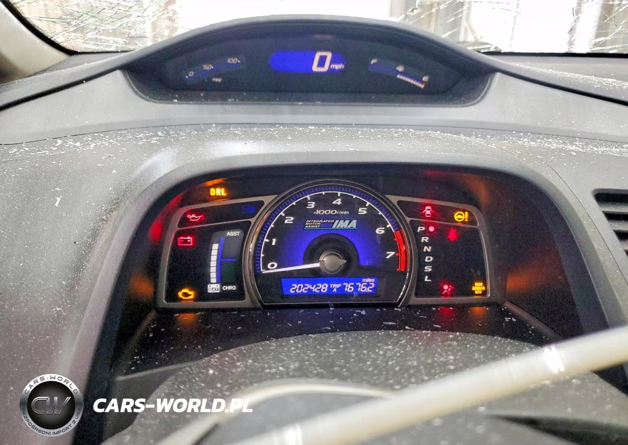 2008 Honda Civic Hybrid VIN:JHMFA36298S021980 - 9