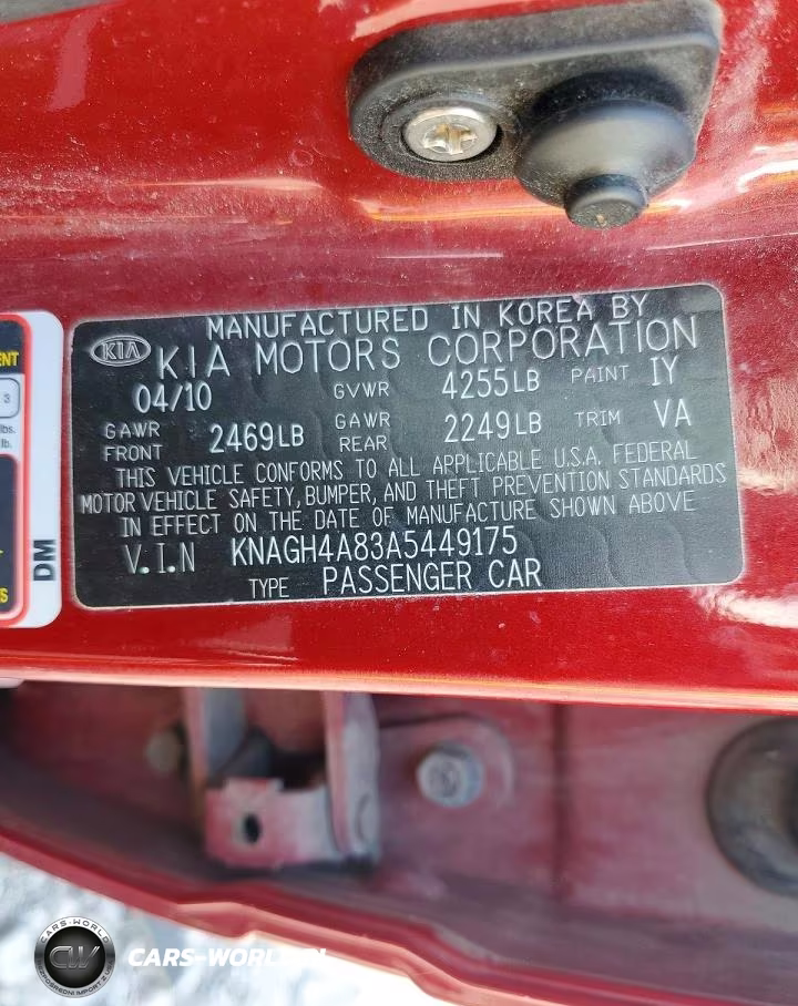 2010 Kia Optima Ex VIN:KNAGH4A83A5449175 - 12