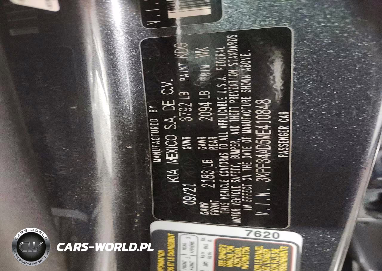 2021 Kia Forte Gt Line VIN:3KPF34AD5ME410848 - 13