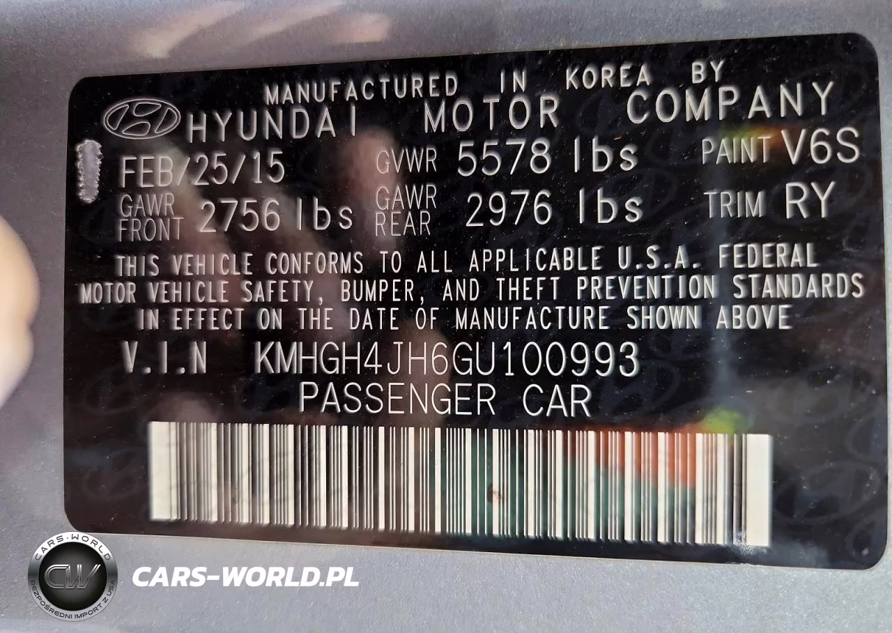 2016 Hyundai Equus Ultimate VIN:KMHGH4JH6GU100993 - 12