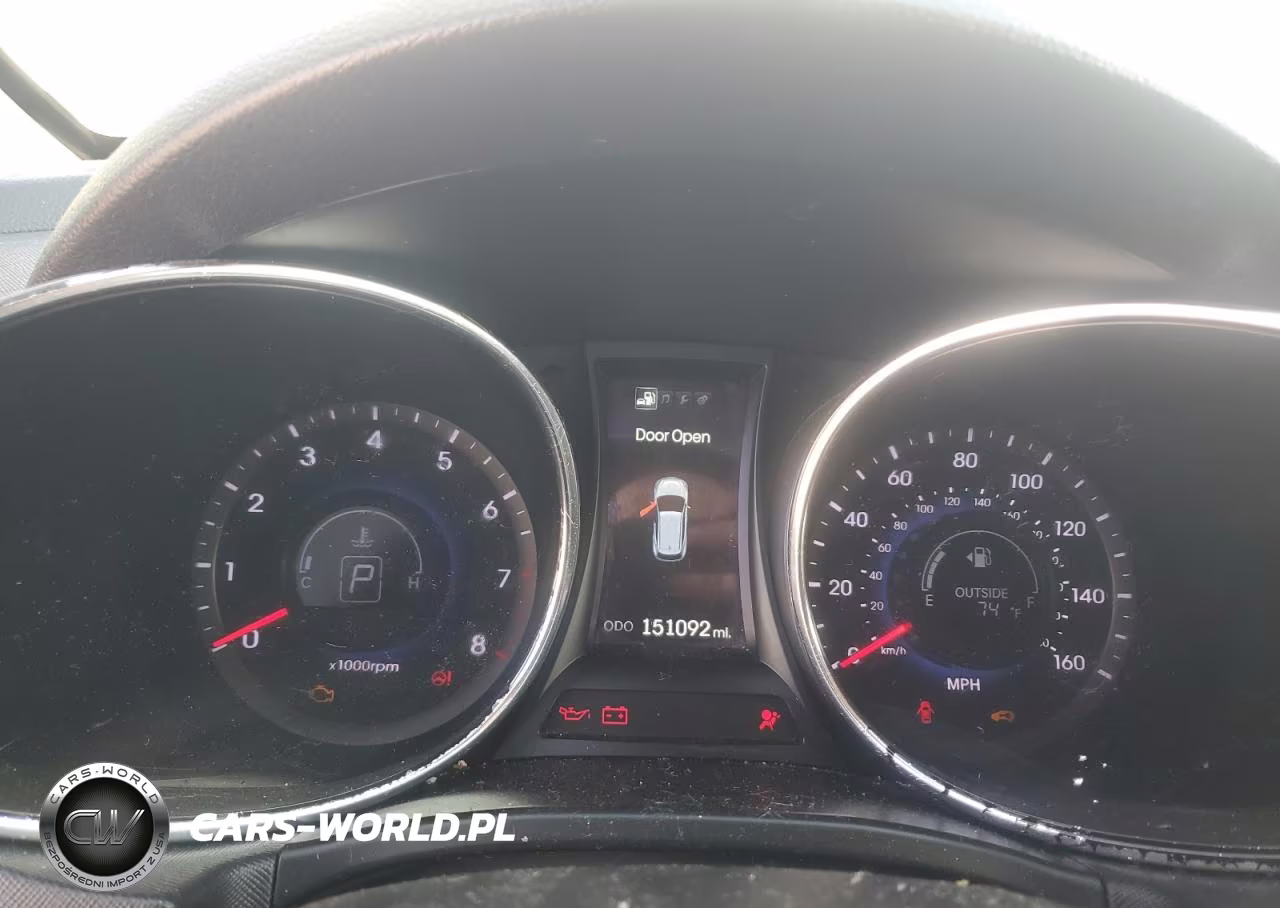 2014 Hyundai Santa Fe Gls VIN:KM8SN4HF4EU050776 - 9