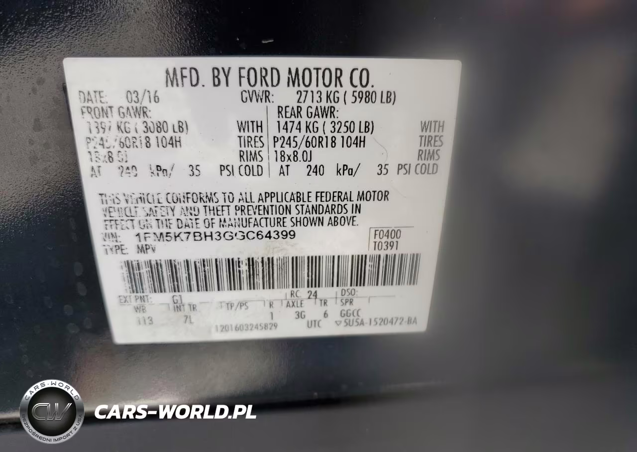 2016 Ford Explorer VIN:1FM5K7BH3GGC64399 - 13