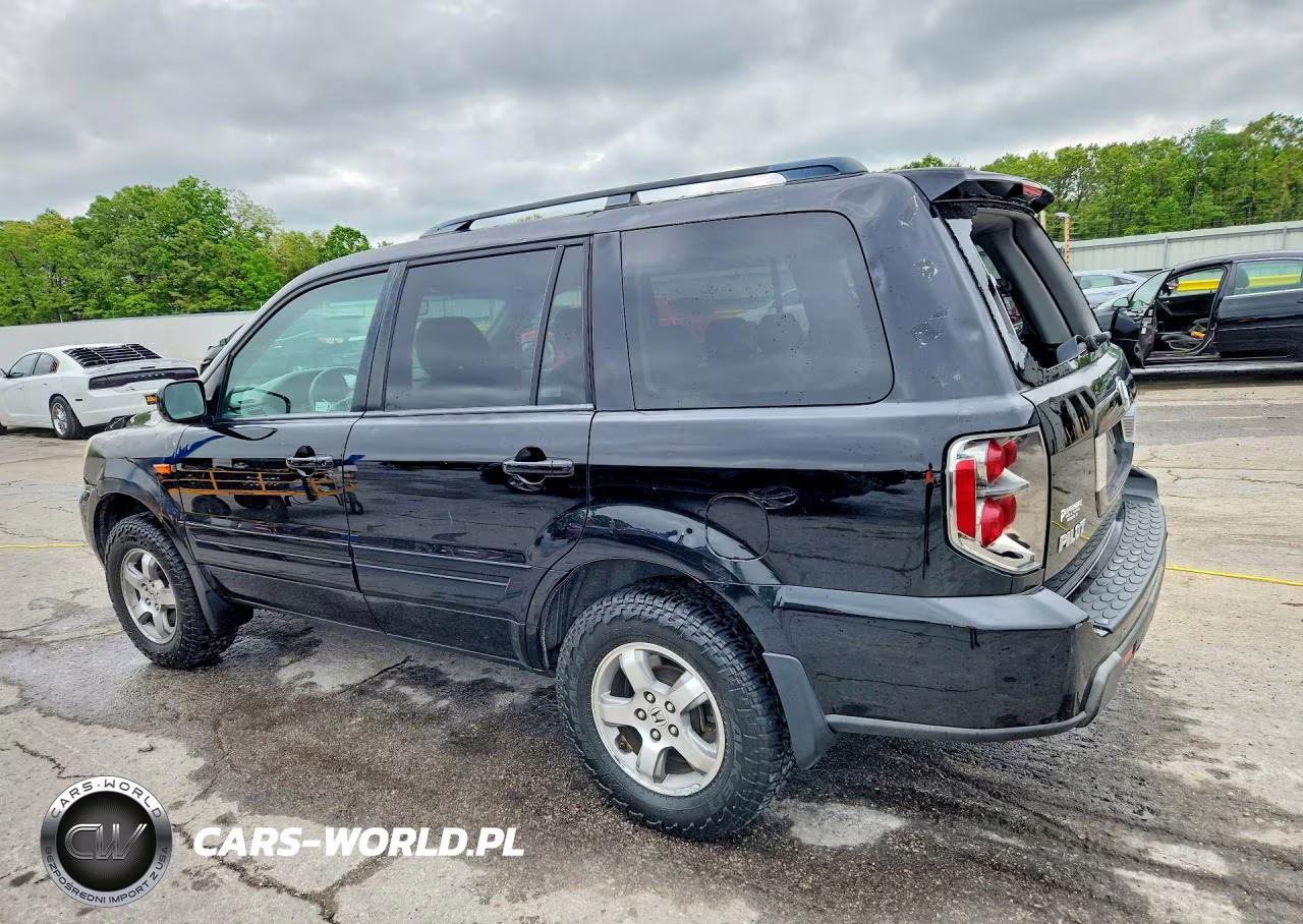 2007 Honda Pilot Exl VIN:2HKYF18557H500708 - 2
