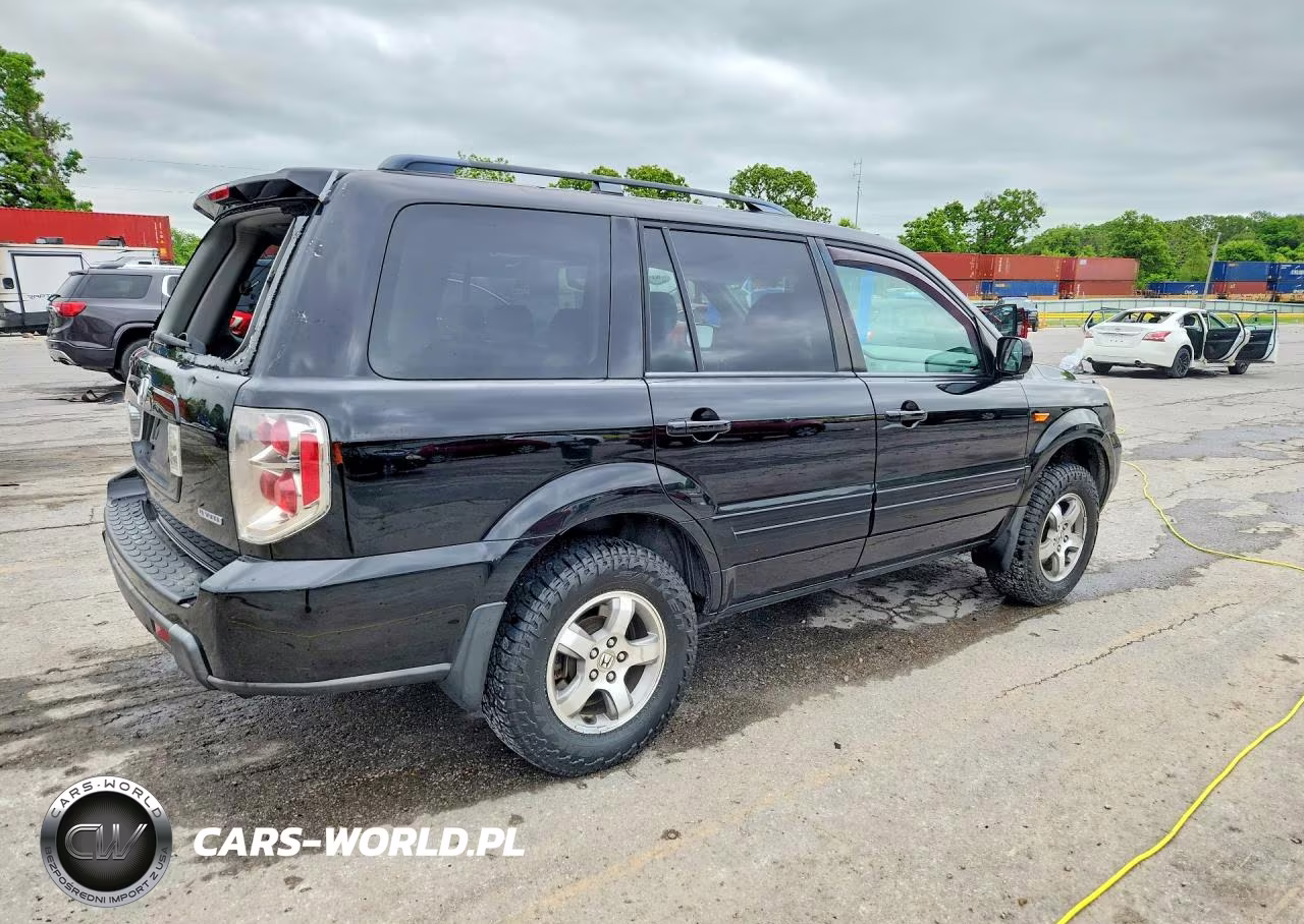 2007 Honda Pilot Exl VIN:2HKYF18557H500708 - 3