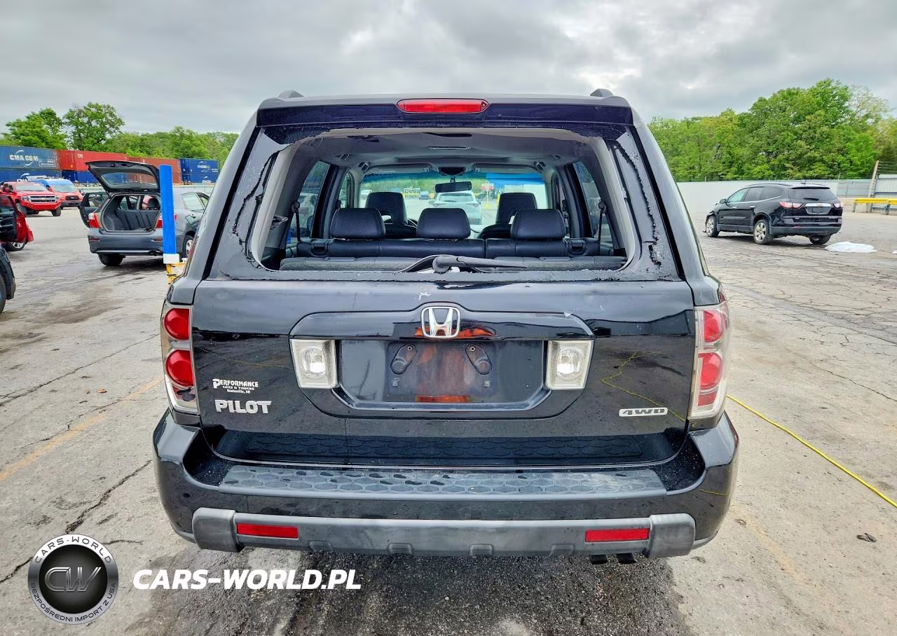 2007 Honda Pilot Exl VIN:2HKYF18557H500708 - 6