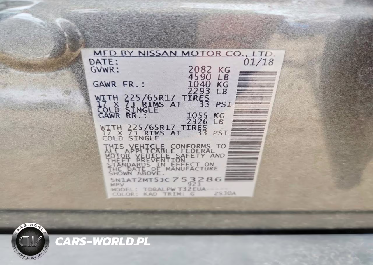 2018 Nissan Rogue S VIN:5N1AT2MT5JC753286 - 13