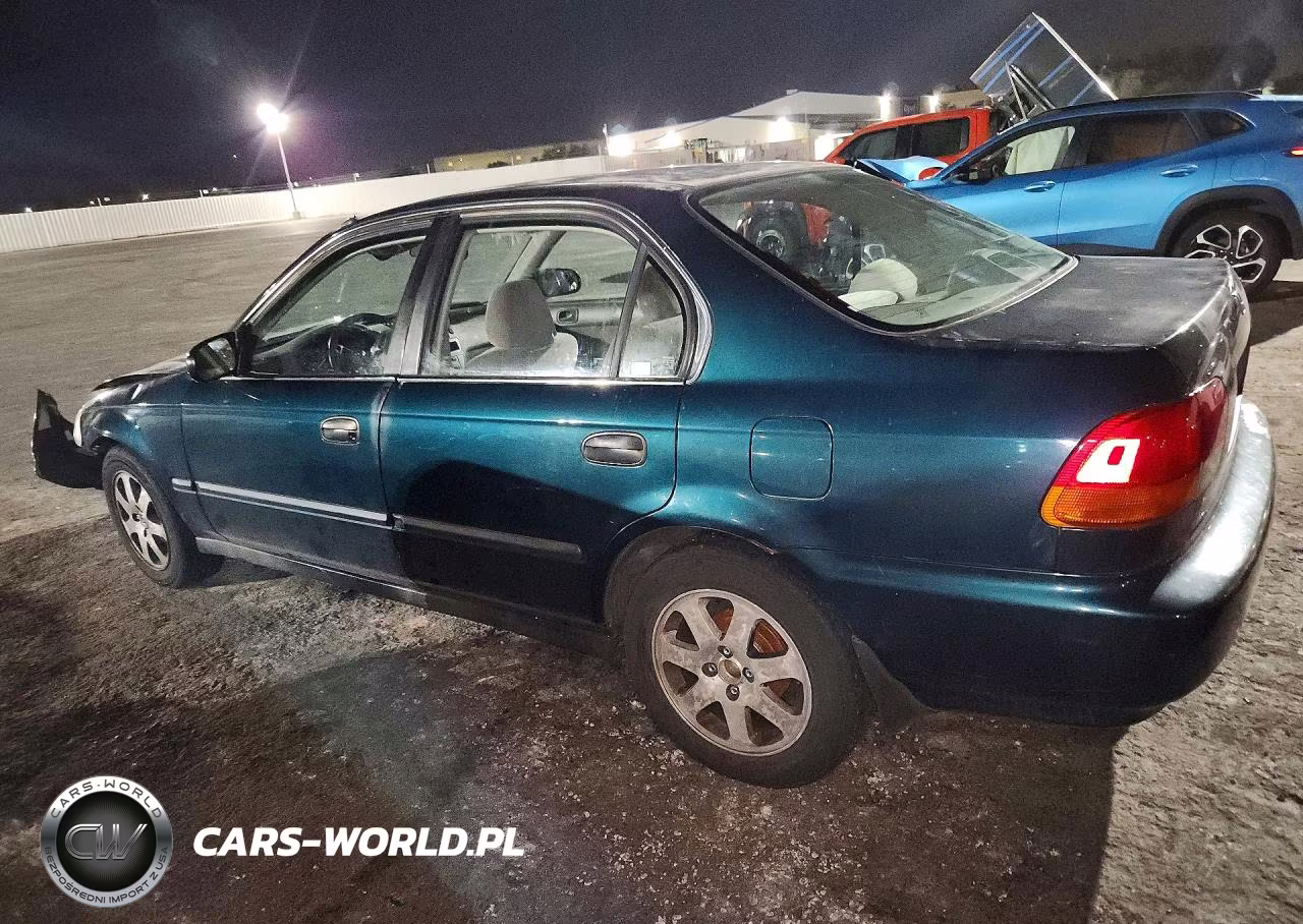 1998 Honda Civic Lx VIN:JHMEJ6678WS013052 - 2