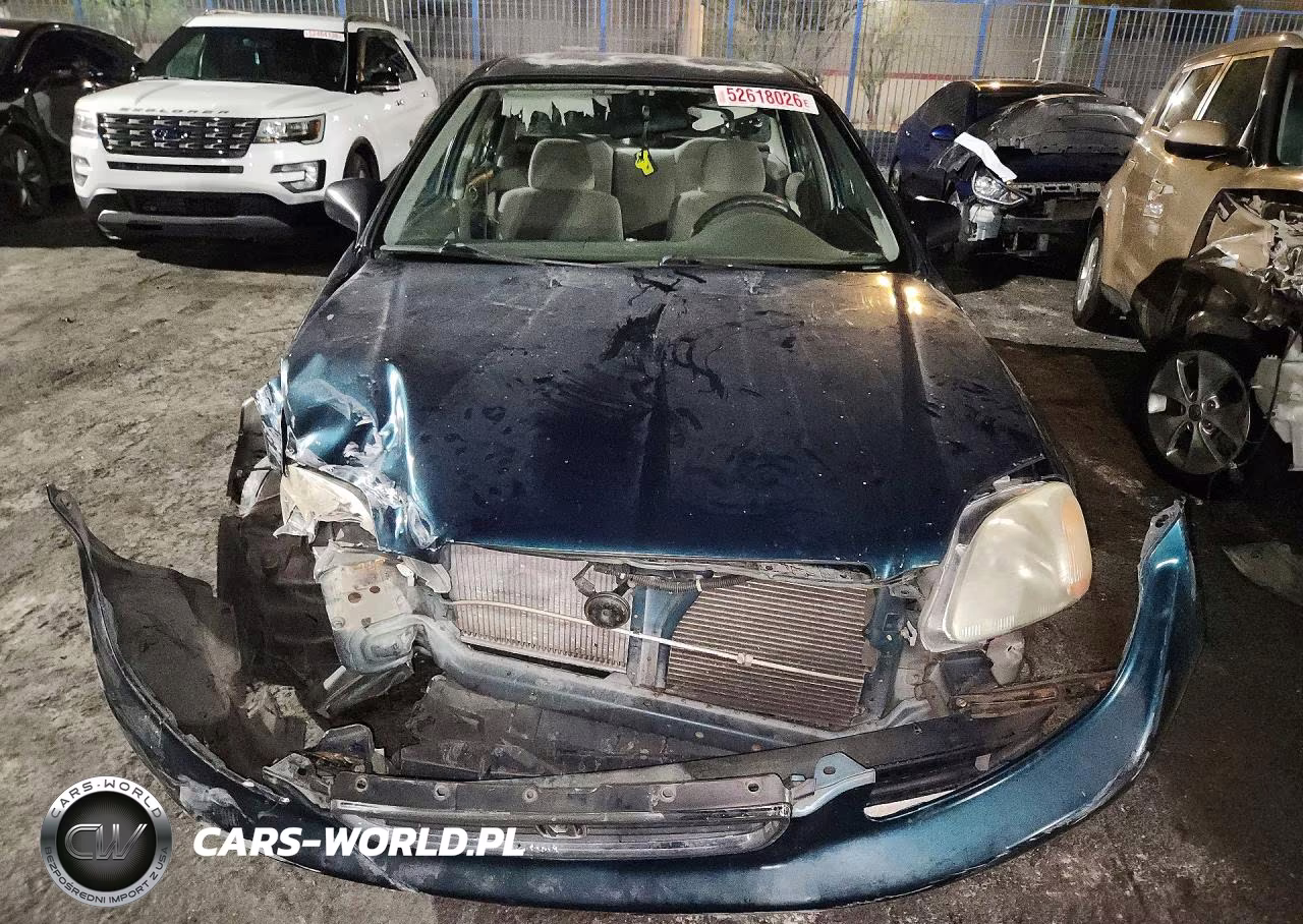 1998 Honda Civic Lx VIN:JHMEJ6678WS013052 - 5