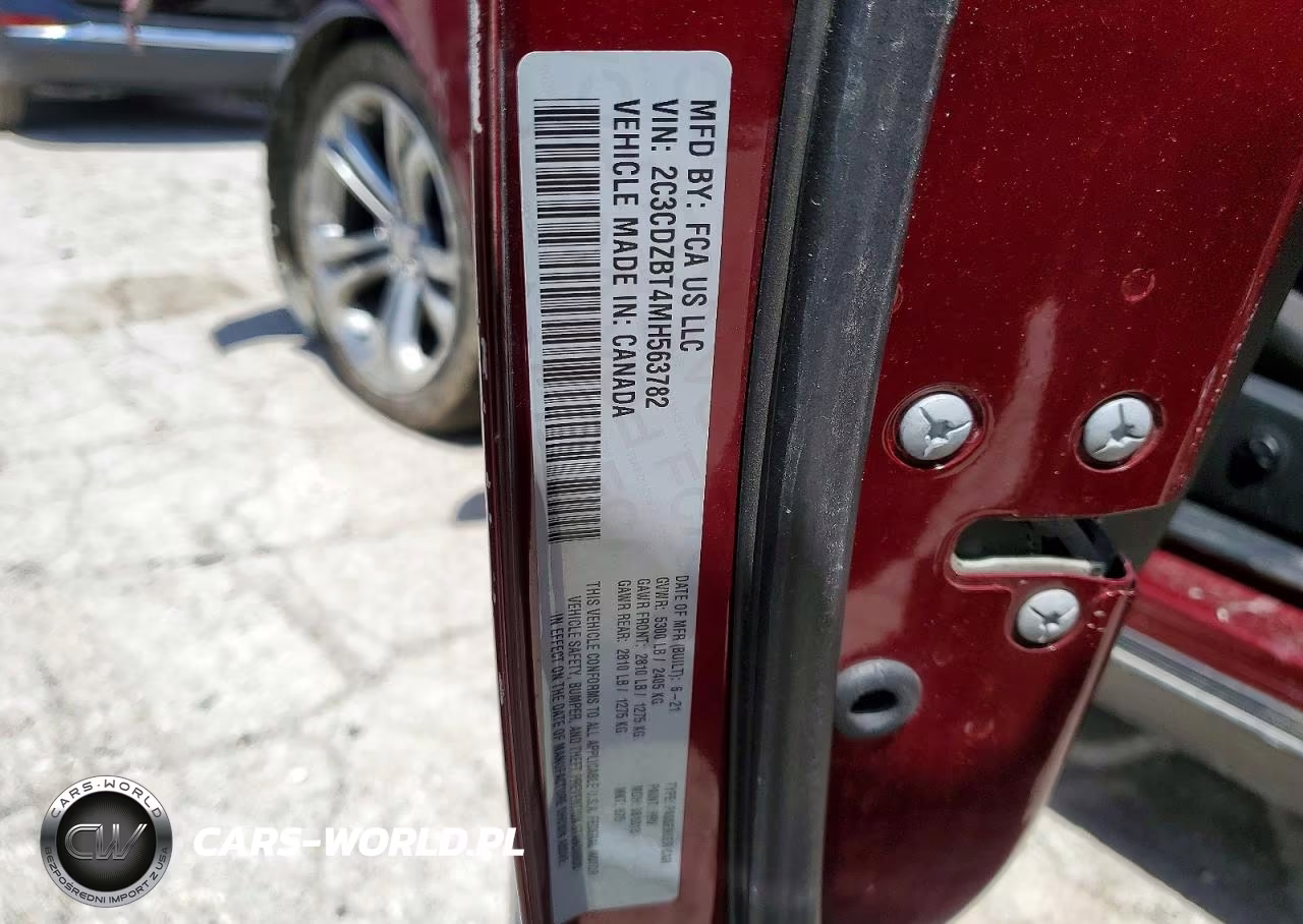 2021 Dodge Challenger R VIN:2C3CDZBT4MH563782 - 12