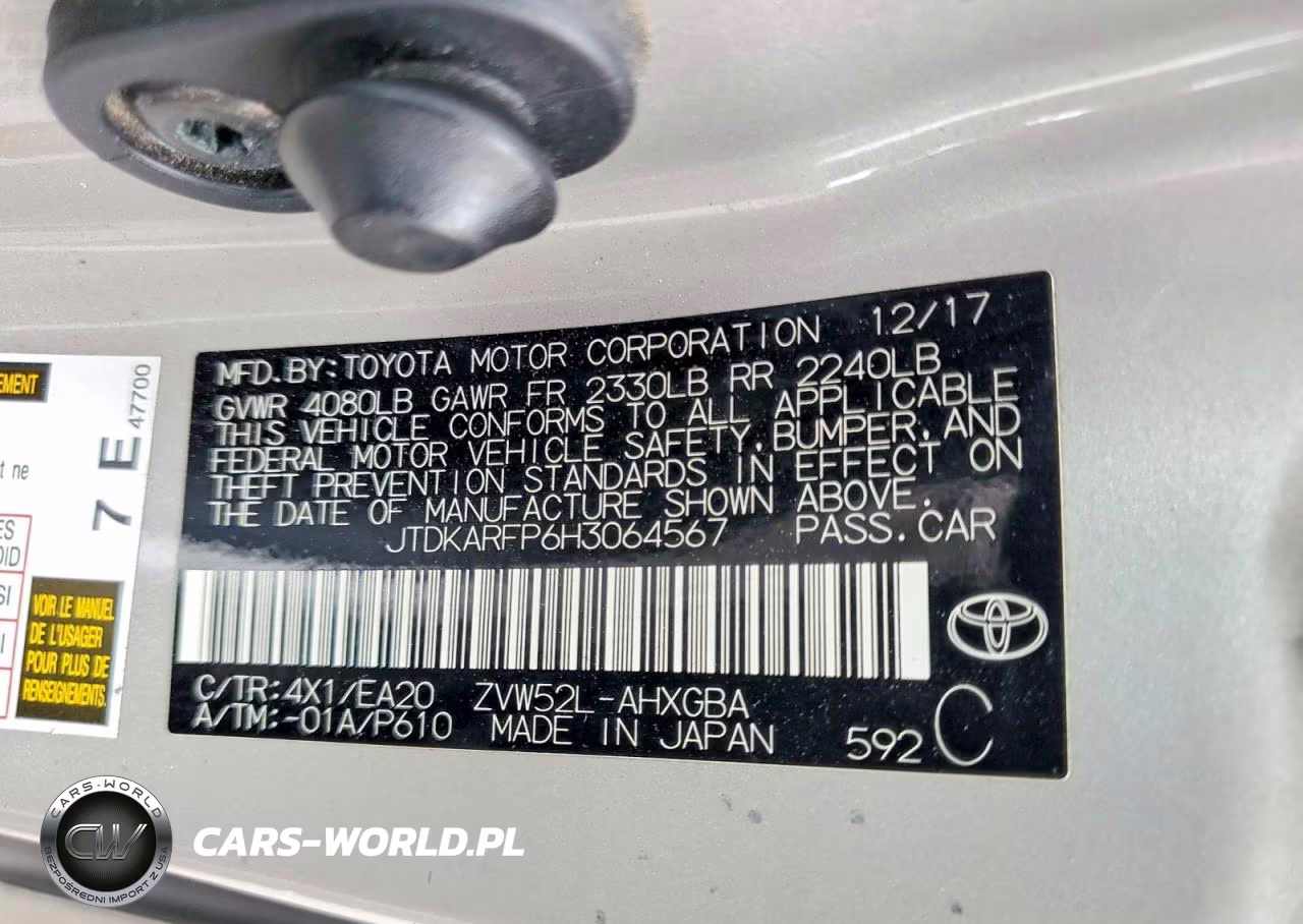 2017 Toyota Prius Prime Advanced VIN:JTDKARFP6H3064567 - 12