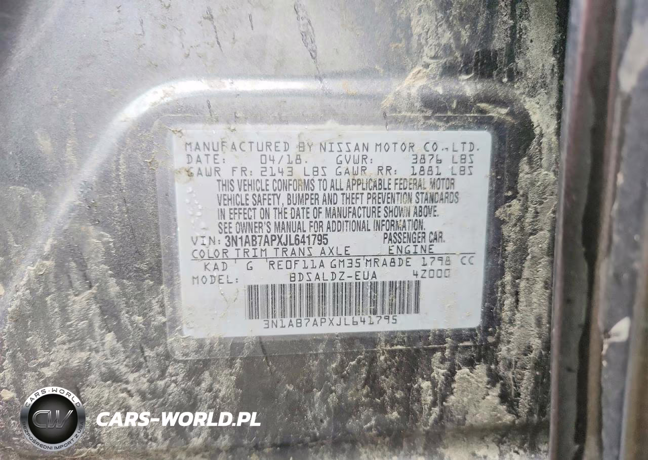 2018 Nissan Sentra Sv VIN:3N1AB7APXJL641795 - 12