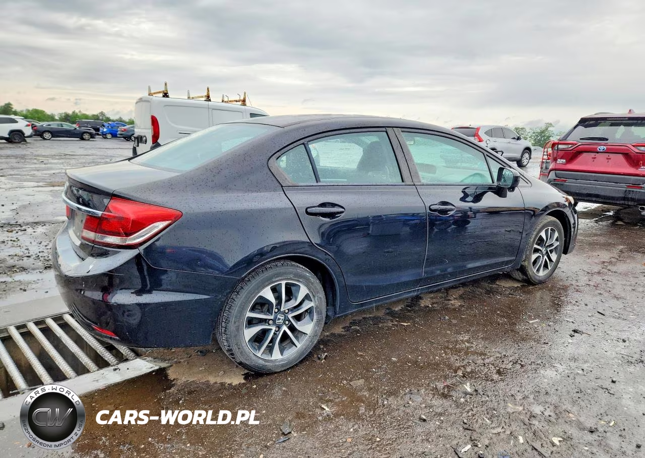 2014 Honda Civic Ex VIN:2HGFB2F87EH530581 - 3