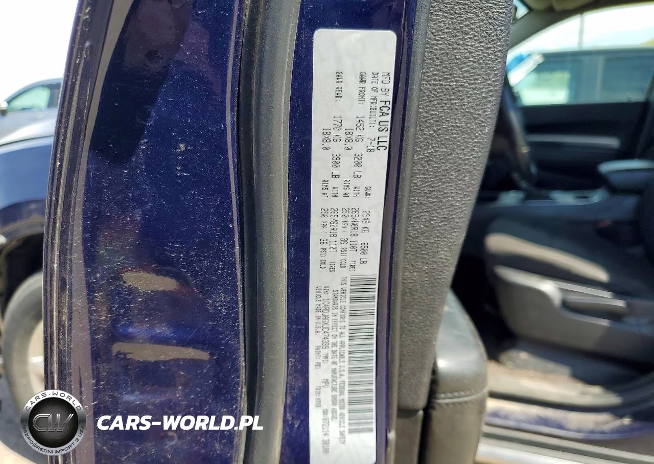 2018 Dodge Durango Sxt VIN:1C4RDJAGXJC474339 - 13