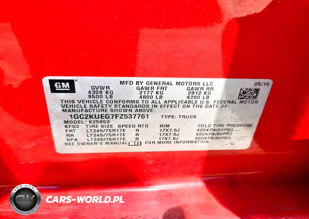 2015 Chevrolet Silverado K2500 Heavy Duty VIN:1GC2KUEG7FZ537761 - 12
