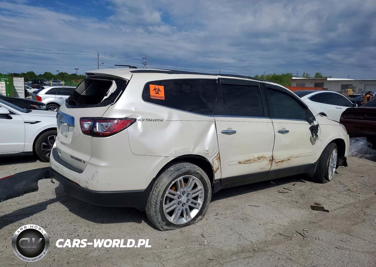 2014 Chevrolet Traverse Lt VIN:1GNKRGKD2EJ335857 - 3