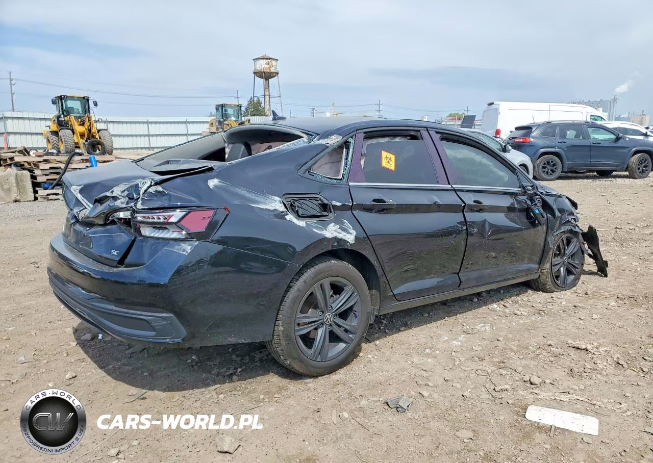 2024 Volkswagen Jetta Se VIN:3VW7M7BU0RM096313 - 3