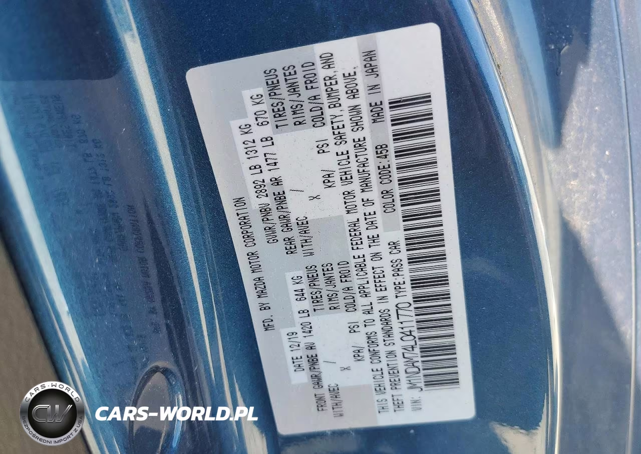 2020 Mazda Mx-5 Miata Grand Touring VIN:JM1NDAM74L0411770 - 13