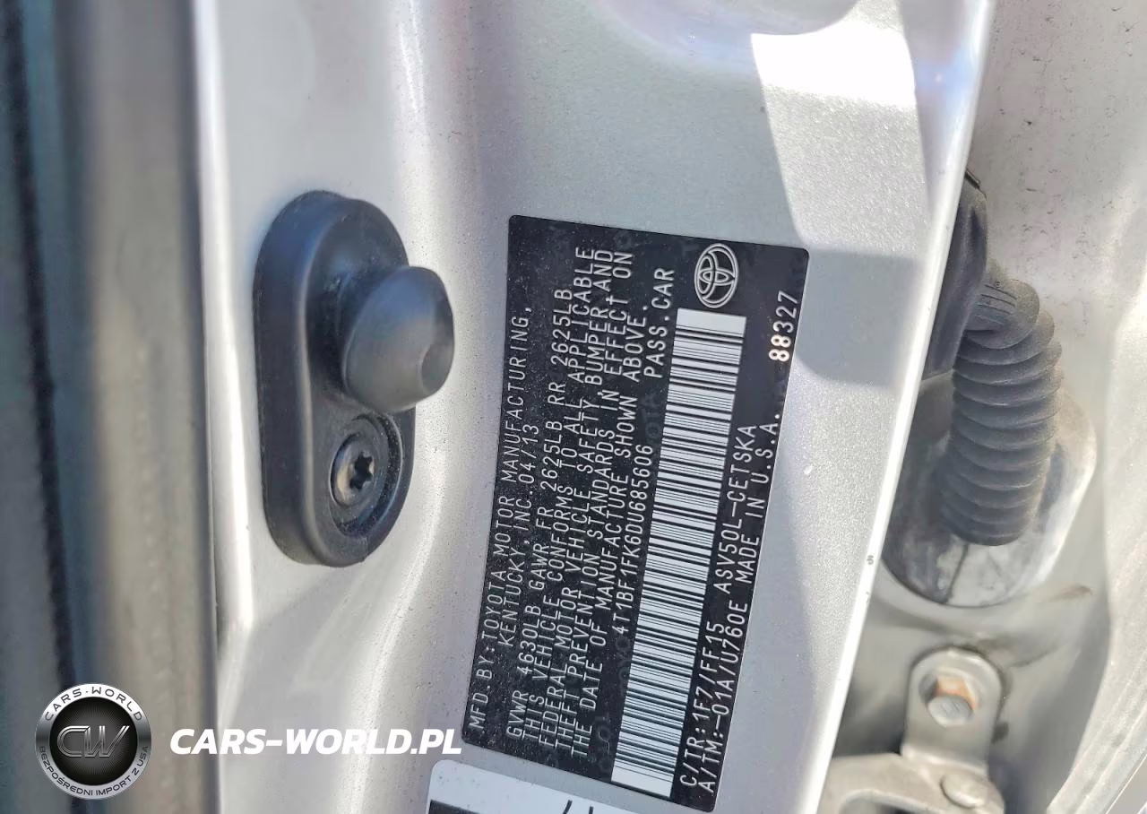 2013 Toyota Camry Se VIN:4T1BF1FK6DU685606 - 12