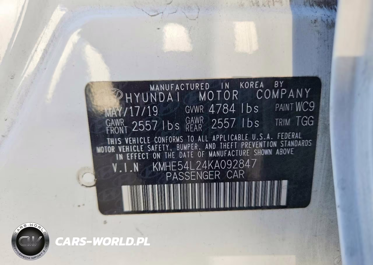 2019 Hyundai Sonata Plug-In Hybrid Limited VIN:KMHE54L24KA092847 - 13