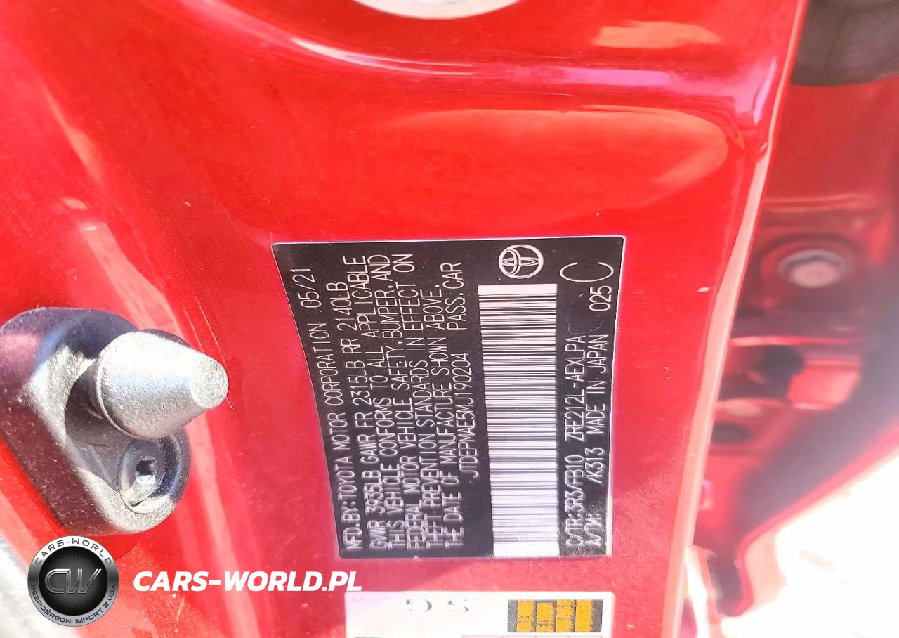 2021 Toyota Corolla Le VIN:JTDEPMAE5MJ190204 - 12