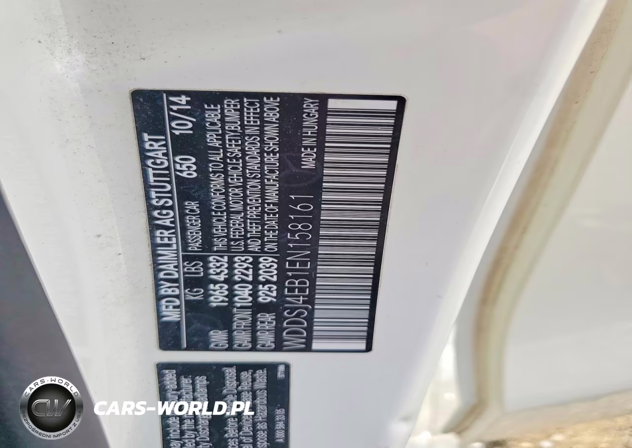 2014 Mercedes-Benz Cla 250 VIN:WDDSJ4EB1EN158161 - 12