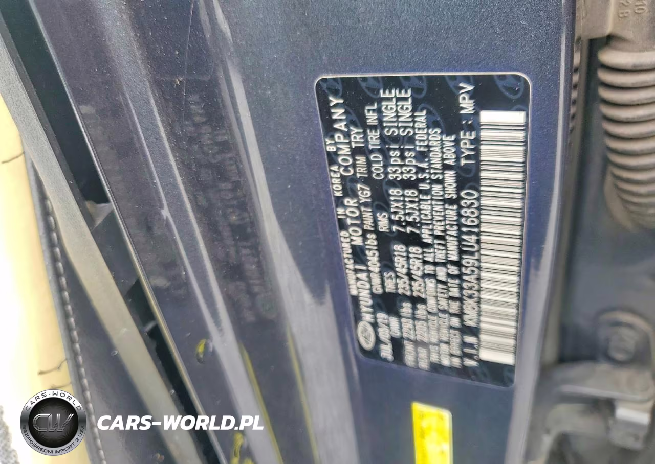 2020 Hyundai Kona Limited VIN:KM8K33A59LU416830 - 13