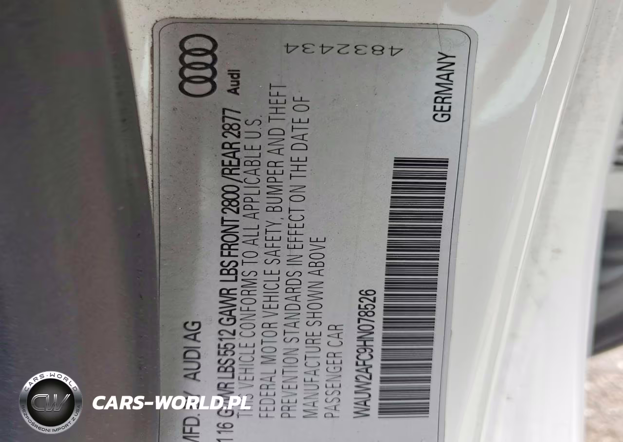 2017 Audi A7 Premium Plus VIN:WAUW2AFC9HN078526 - 12