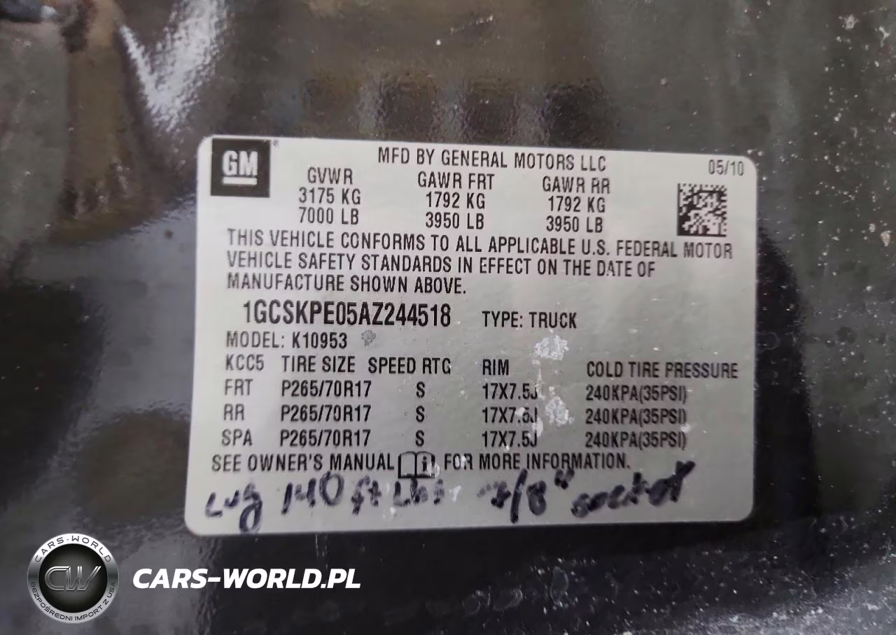 2010 Chevrolet Silverado K1500 VIN:1GCSKPE05AZ244518 - 12