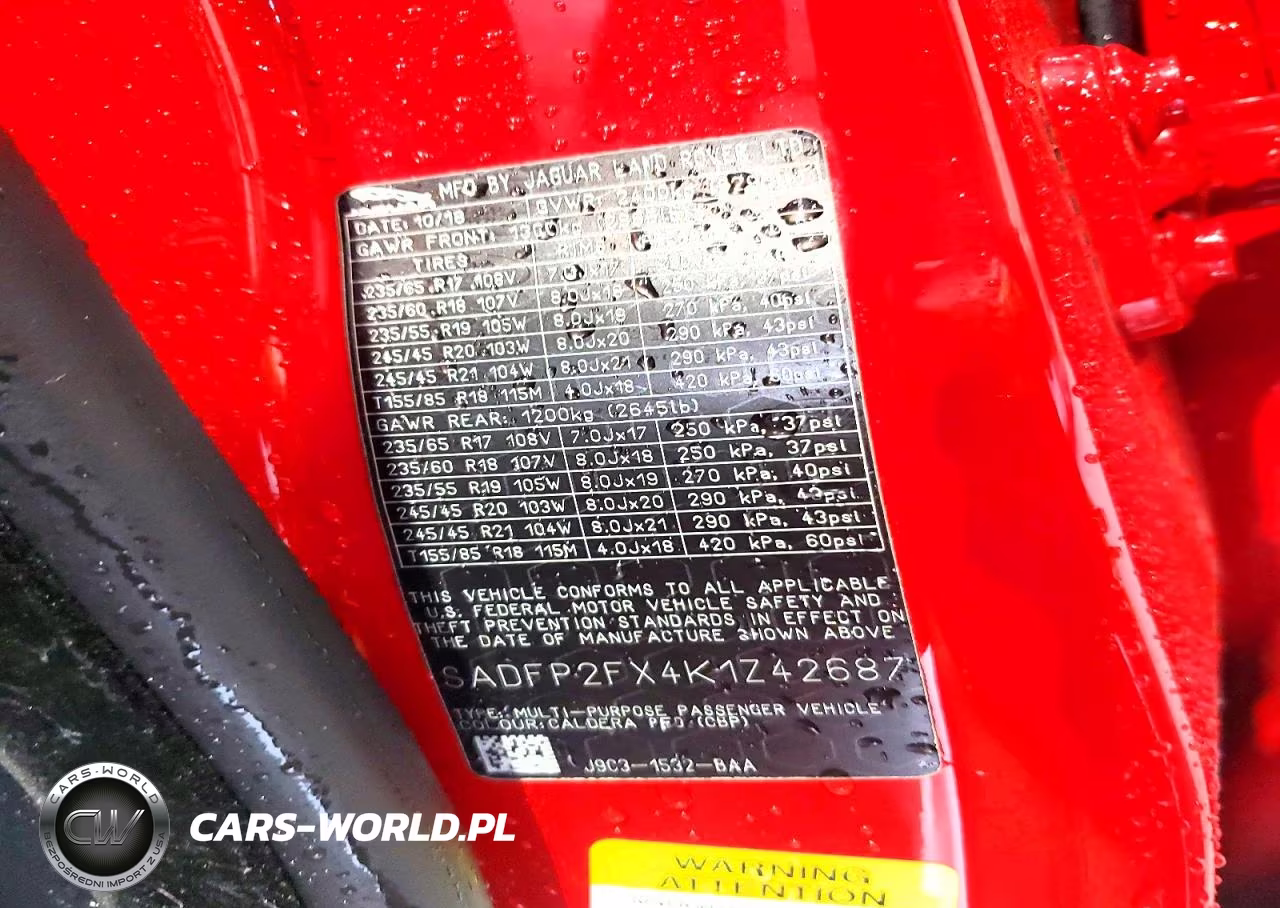 2019 Jaguar E-Pace Se VIN:SADFP2FX4K1Z42687 - 13