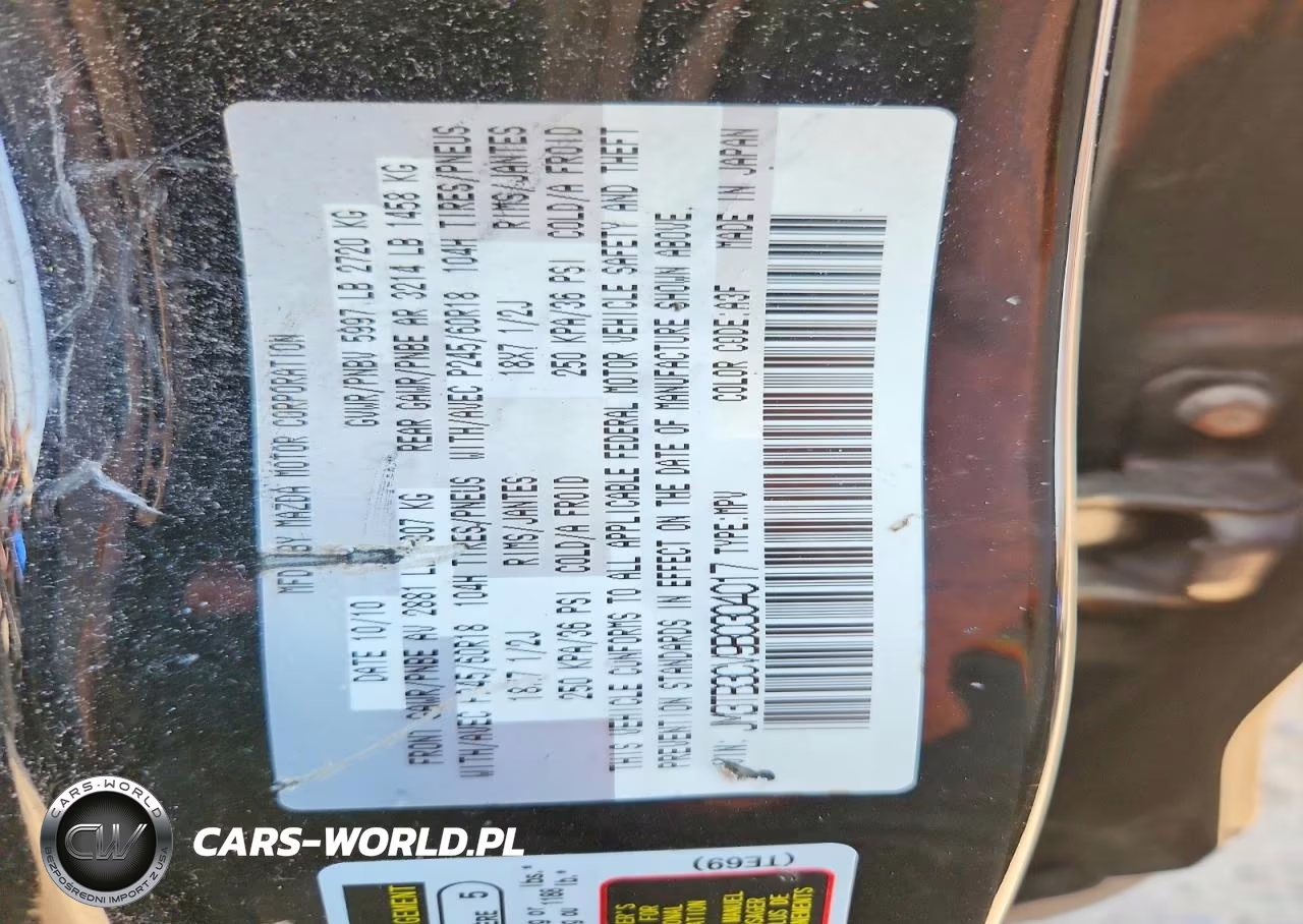 2011 Mazda Cx-9 VIN:JM3TB3CV9B0304017 - 14