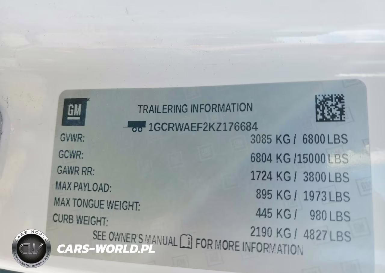 2019 Chevrolet Silverado C1500 VIN:1GCRWAEF2KZ176684 - 12